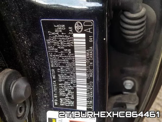 2T1BURHEXHC864461 фото 2