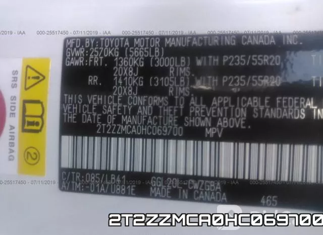 2T2ZZMCA0HC069700 фото 8