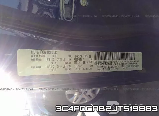 3C4PDCAB2JT519883 фото 9