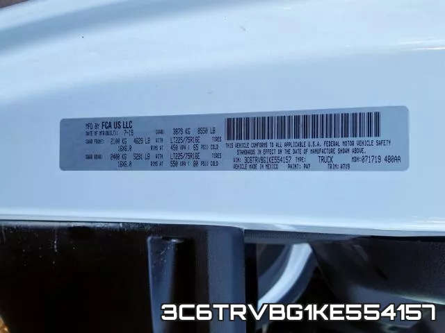 3C6TRVBG1KE554157 фото 2