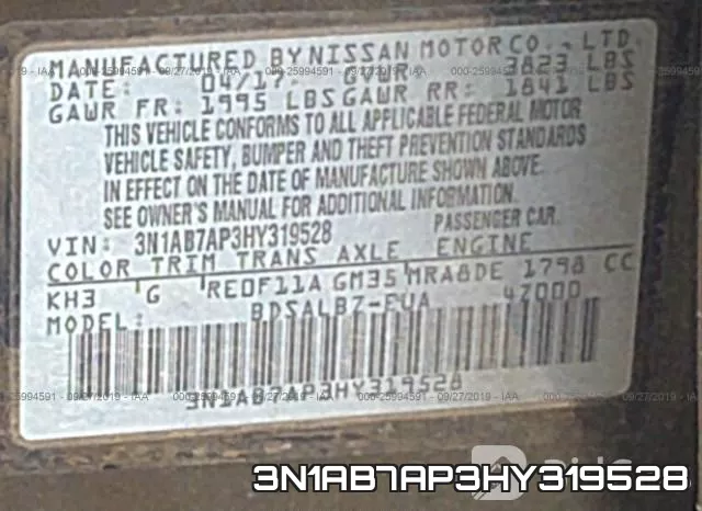 3N1AB7AP3HY319528 фото 10