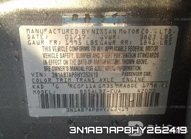 3N1AB7AP8HY262419 фото 9