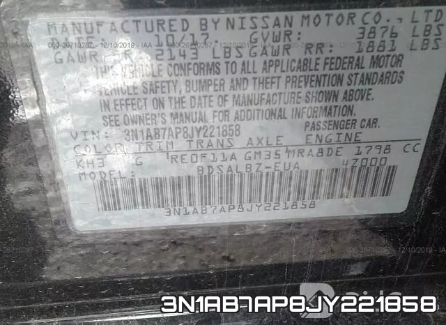 3N1AB7AP8JY221858 фото 10