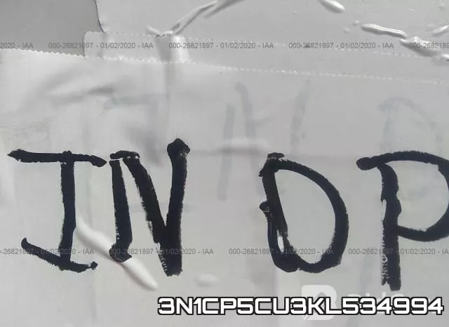 3N1CP5CU3KL534994 фото 8