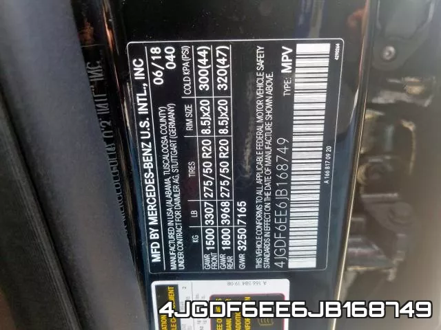 4JGDF6EE6JB168749 фото 2