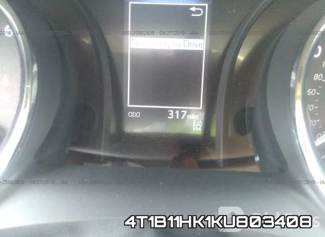 4T1B11HK1KU803408 фото 8