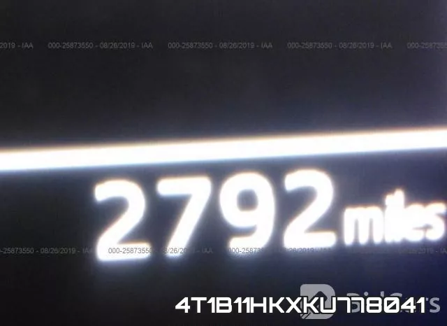 4T1B11HKXKU778041 фото 7