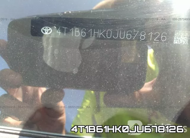 4T1B61HK0JU678126 фото 9