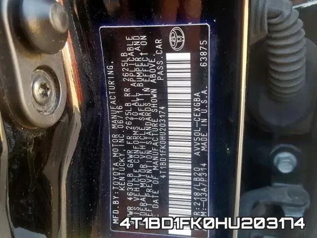 4T1BD1FK0HU203174 фото 2