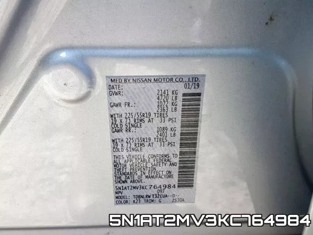 5N1AT2MV3KC764984 фото 2