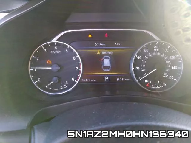 5N1AZ2MH0HN136340 фото 8