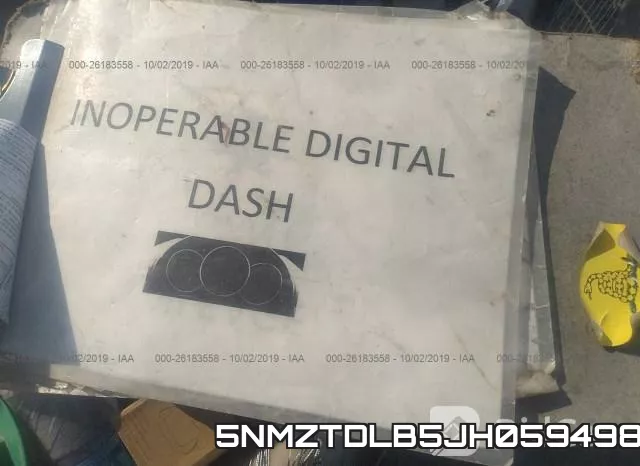 5NMZTDLB5JH059498 фото 7