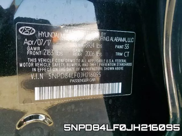 5NPD84LF0JH216095 фото 2