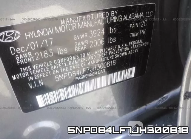 5NPD84LF7JH300818 фото 10