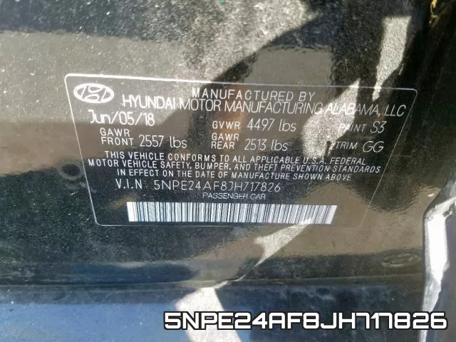 5NPE24AF8JH717826 фото 2