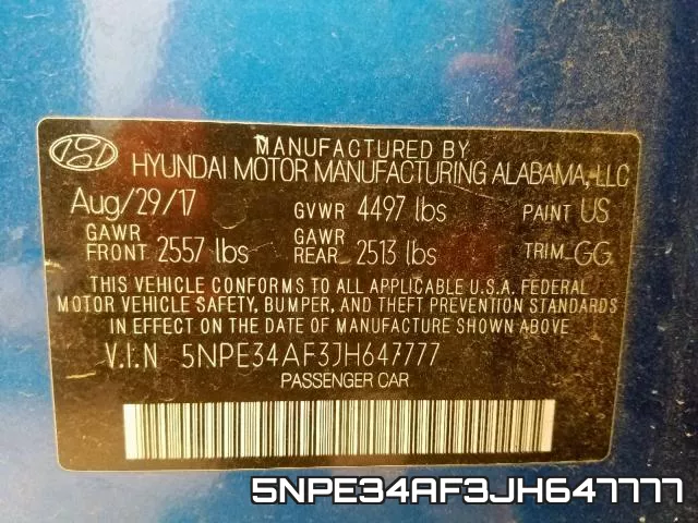 5NPE34AF3JH647777 фото 2