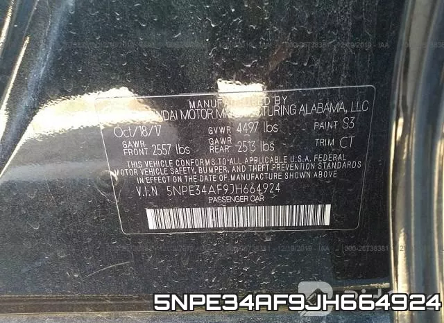 5NPE34AF9JH664924 фото 9
