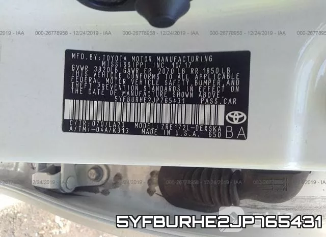 5YFBURHE2JP765431 фото 9