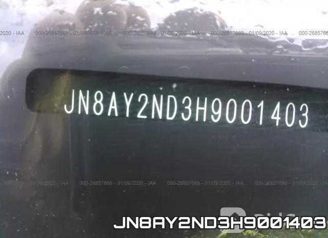 JN8AY2ND3H9001403 фото 9