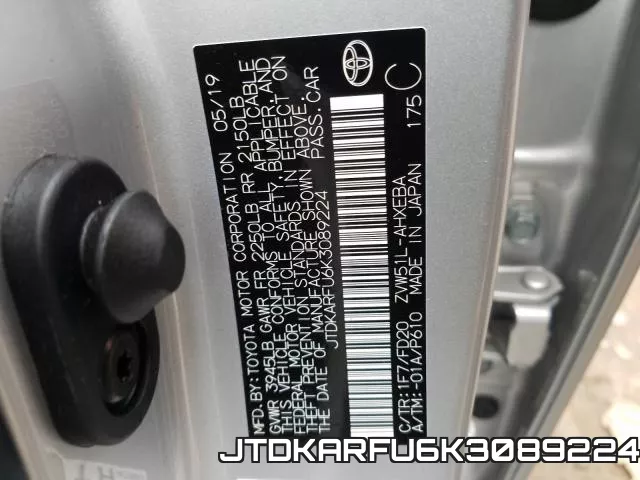 JTDKARFU6K3089224 фото 2