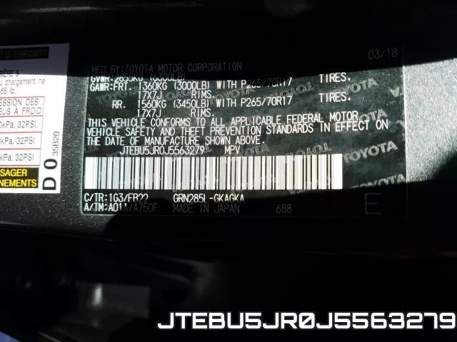 JTEBU5JR0J5563279 фото 2