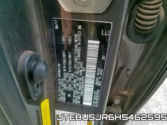 JTEBU5JR6H5462595 фото 2