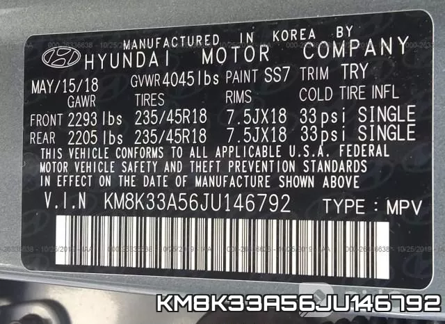 KM8K33A56JU146792 фото 5