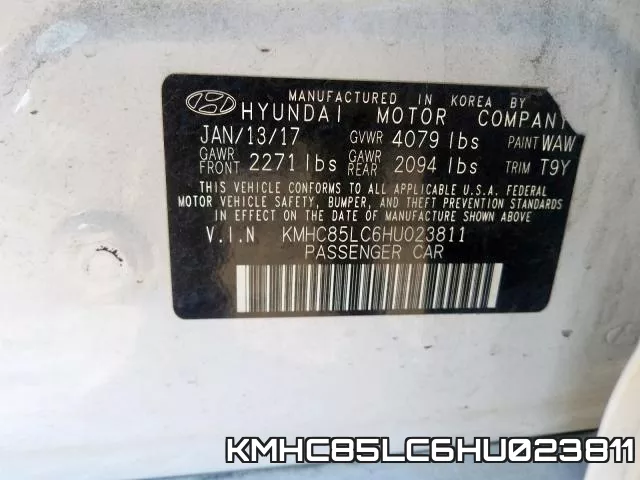 KMHC85LC6HU023811 фото 2