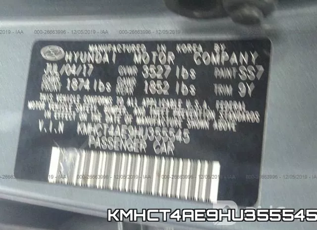 KMHCT4AE9HU355545 фото 10