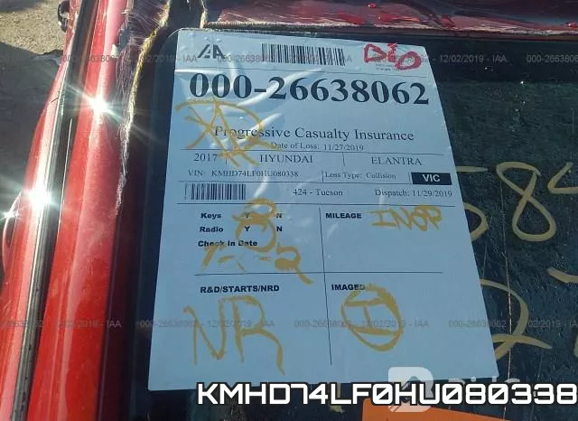 KMHD74LF0HU080338 фото 8