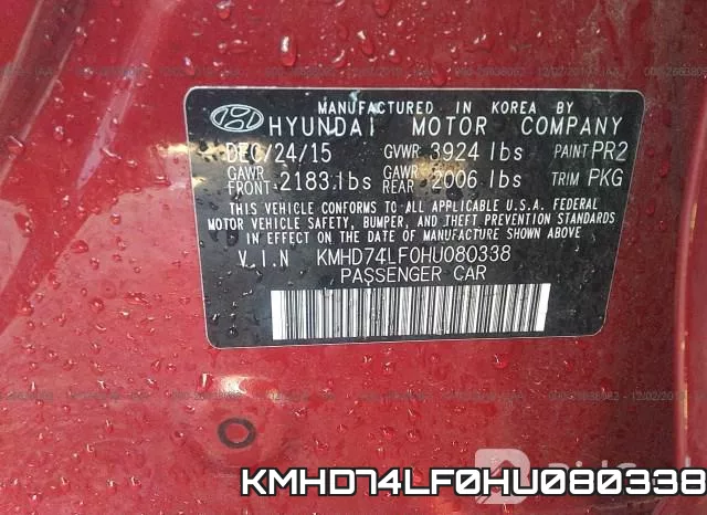 KMHD74LF0HU080338 фото 10