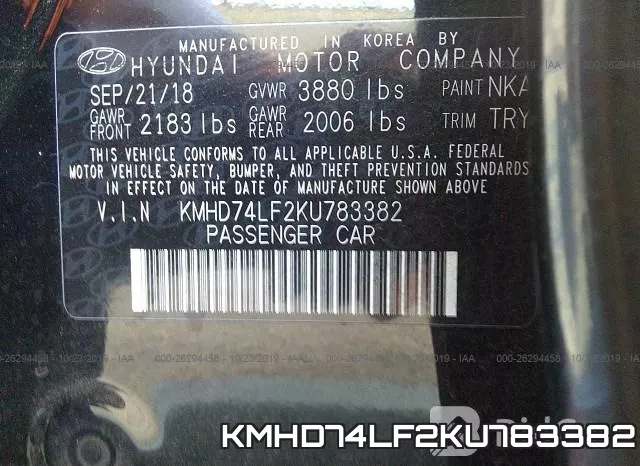 KMHD74LF2KU783382 фото 7