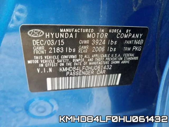 KMHD84LF0HU061432 фото 2