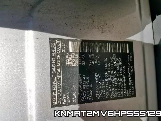 KNMAT2MV6HP555129 фото 2