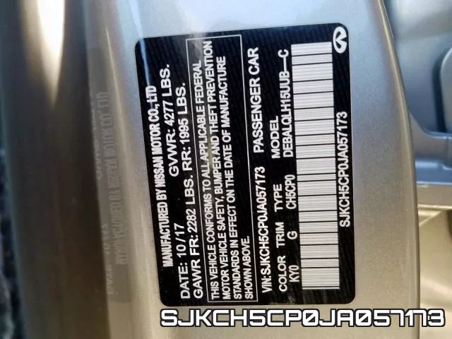 SJKCH5CP0JA057173 фото 2