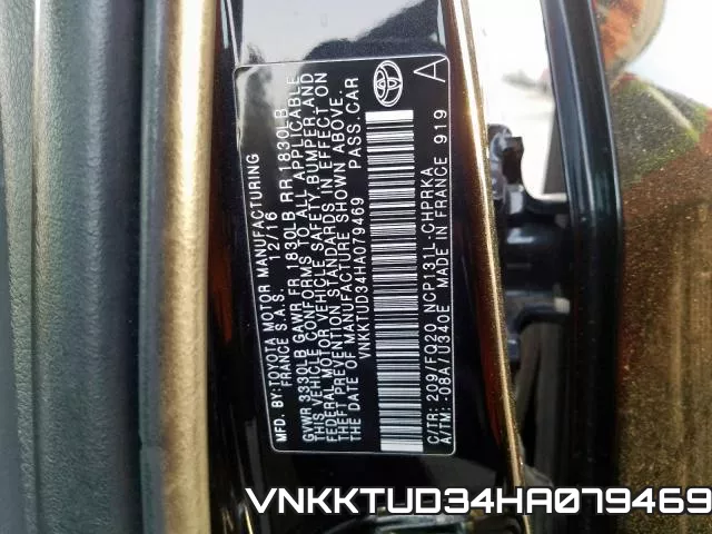 VNKKTUD34HA079469 фото 2