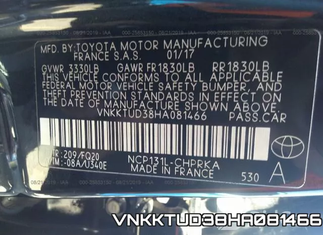 VNKKTUD38HA081466 фото 9