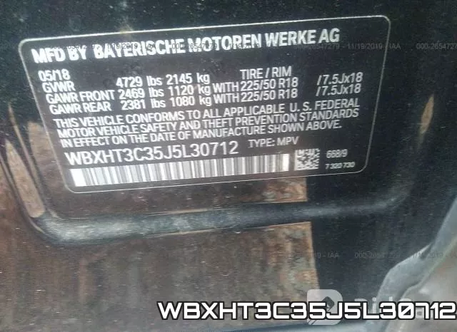 WBXHT3C35J5L30712 фото 9
