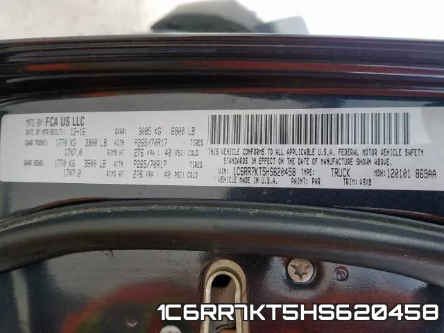 1C6RR7KT5HS620458 фото 2