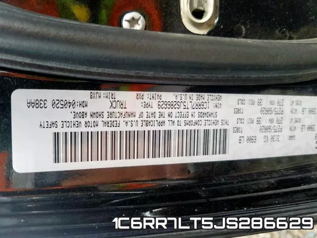 1C6RR7LT5JS286629 фото 2
