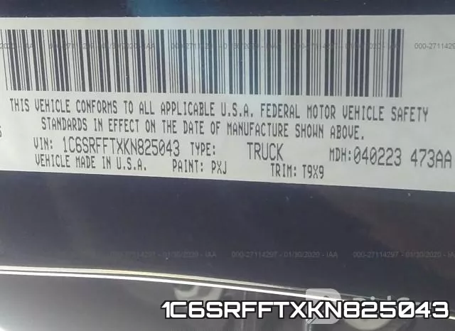 1C6SRFFTXKN825043 фото 6