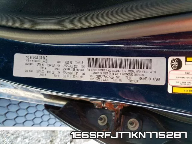 1C6SRFJT7KN775287 фото 2