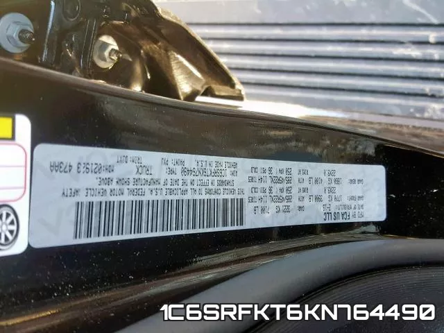 1C6SRFKT6KN764490 фото 2