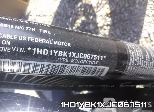 1HD1YBK1XJC067511 фото 2