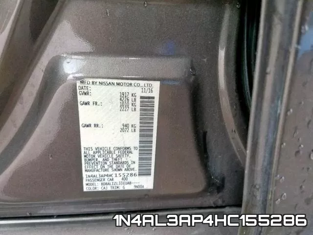 1N4AL3AP4HC155286 фото 2