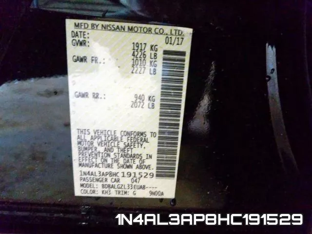 1N4AL3AP8HC191529 фото 2