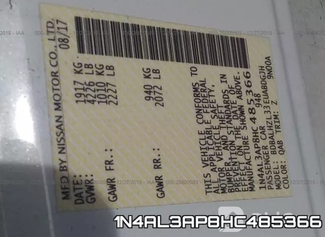 1N4AL3AP8HC485366 фото 10