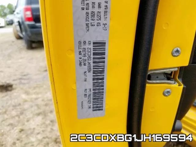 2C3CDXBG1JH169594 фото 2