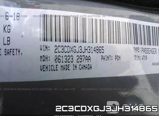 2C3CDXGJ3JH314865 фото 8