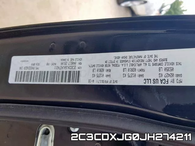 2C3CDXJG0JH274211 фото 2